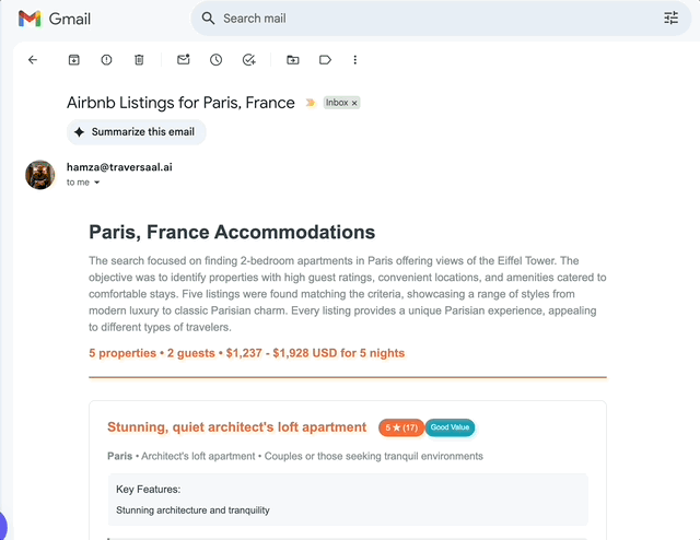 Airbnb Email