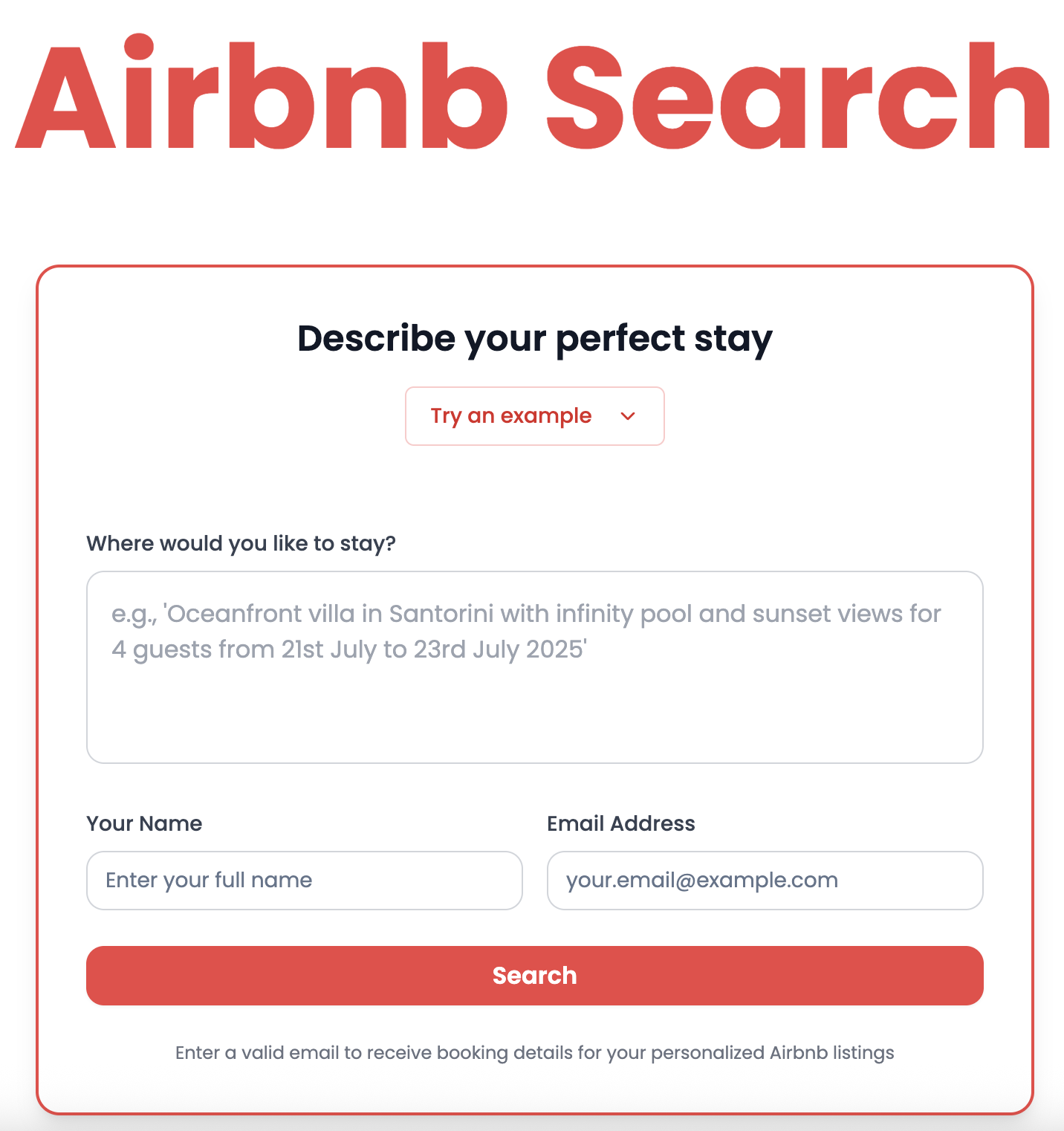 Airbnb Search